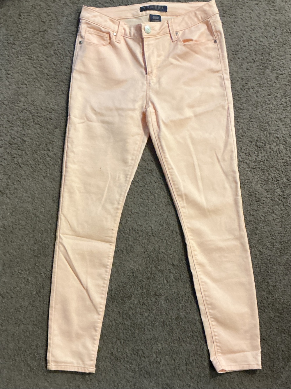 Tinsel Peach Skinny Jeans